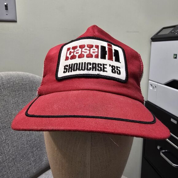 Vintage Case IH 1985 Showcase Trucker Farmer Hat Cap  CottageCore Y'allternative - Picture 2 of 10